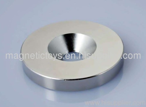 ndfeb magnet with taper hole/ndfeb magent with hole