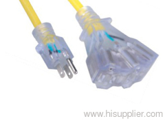 Extension cable for American in transparent