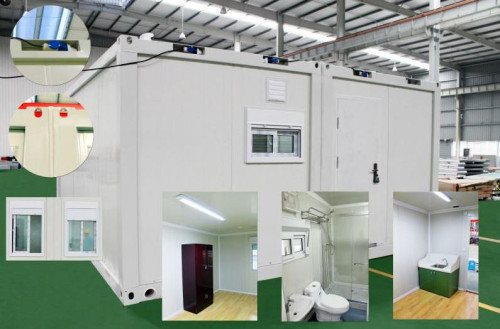 Movable prefabricated container house