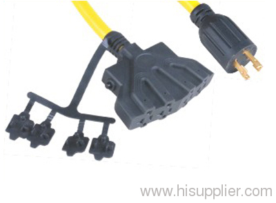 American 3 conductor locking extension cable