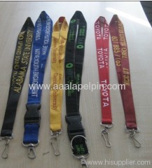 Woven Polyester lanyards for promotion