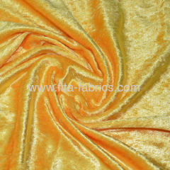 100% polyester Plain dyed clinquant velvet fabric-Clinquant velvet fabric