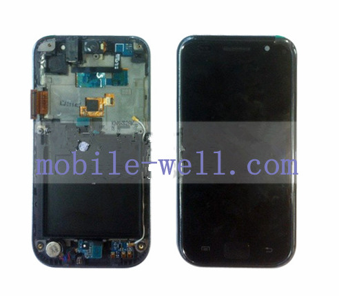 original self-welded black replacement LCD for Samsung I9001