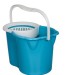 360 degree spin mop and spin dry bucket with 2 mop head
