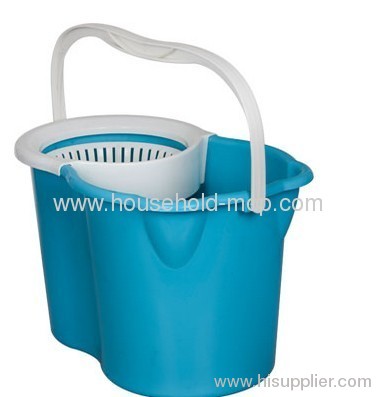 360 degree spin mop and spin dry bucket with 2 mop head