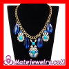 2013 Costume Jewelry Big Stone Necklace,Rhinestone Crystal Bib Collar