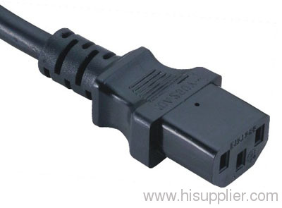 IEC C13 connector power cord