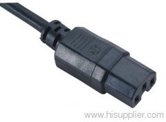 power cord with IEC C15 connector