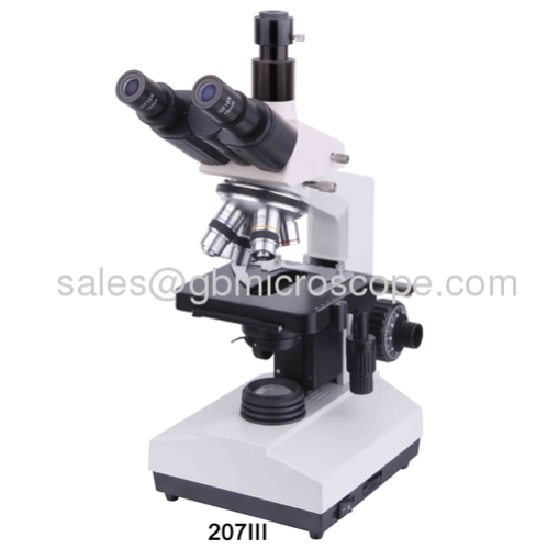 Compensation Biological medical Trinocular microscope