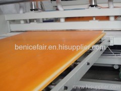 PVC crust foaming plate production line