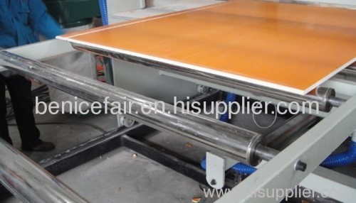 PVC crust foamed board processing machine