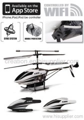 3.5CH WIFI control real-time video transmission helicopter with camera and gyro for Apple and Android