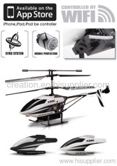 3.5CH WIFI control real-time video transmission helicopter with camera and gyro for Apple and Android