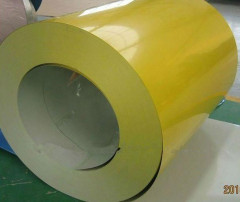 Hot colored aluminum coil