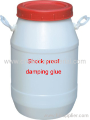 Shock proof damping glue