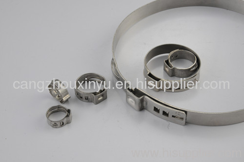 single ear hose clamp ss304