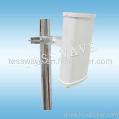 2.4GHz 11dBi dual slant polarization mimo sector antenna