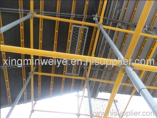 Steel scaffolding for slab