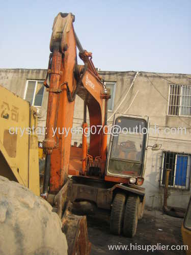 used hitachi wheel excavator EX100WD