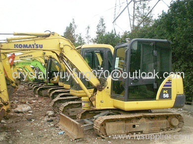 used excavators Komatsu PC56-7