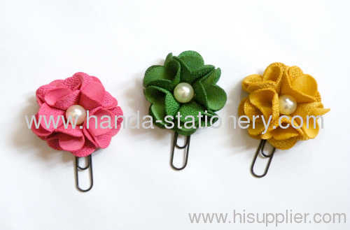 FLOWER BOOKMARK METAL BOOKMARK CLIPS