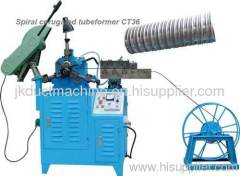 Post tension concrete spiral duct machine