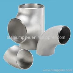 TITANIUM SEAMLESS PIPE FITTING CROSS ELBOW