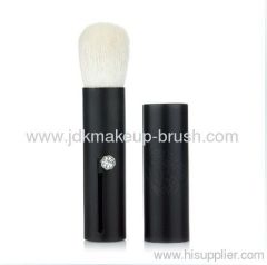 Matt Black Aluminum Tube Goat Hair Retractable Brush