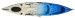 single sit on top kayak PE material fishing kayak mix color