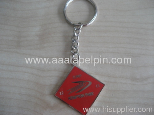 key ring bag hanger embossed enamel keychain