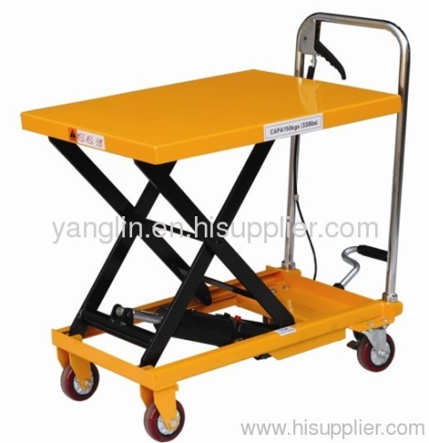 manual hydraulic scissor lift 300kgs