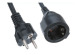 European extension cord with Schuko straight plug