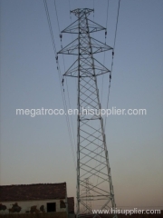 single circuit transmission tower
