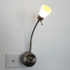 LED Plug-in Reading Lamp Dimmable with Euro-plug Button Control