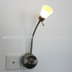 LED Plug-in Reading Lamp Dimmable with Euro-plug Button Control