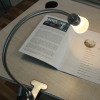 LED Dimmable Reading Lamp with Flexible Clip and Bending Pipe