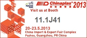 Welcome to CHINAPLAS 2013(ZQ BOOTH No.:11.1J41)