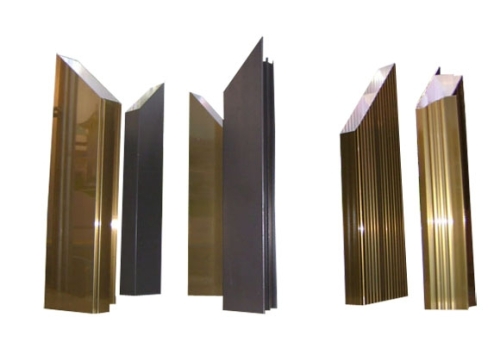 aluminium profiles in anodize