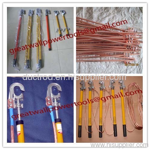 Earth Rod,Earthing Rod,Earth set, H.V. Earth rod,earthing sets