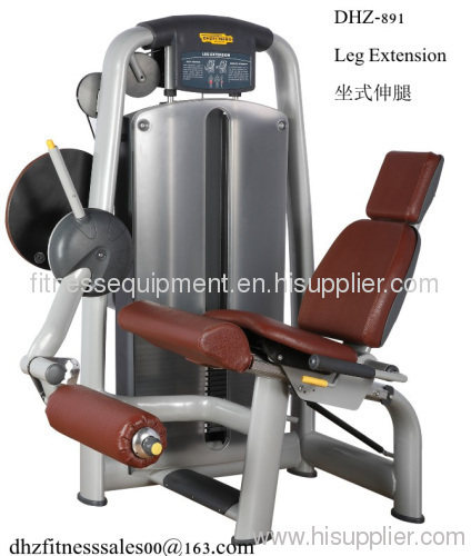 Leg extension fitness equipment