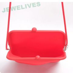 Pop selling Silicone Saddle Bag with Lace design