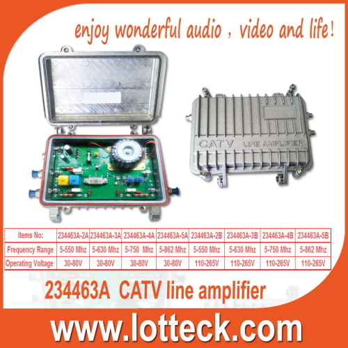 CATV line extender amplifier