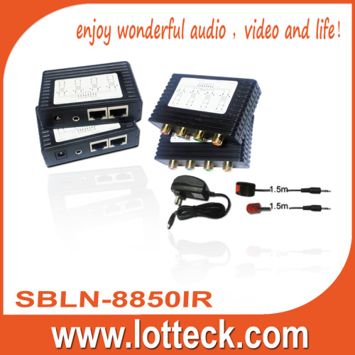 100m/1080i Y/PB/Pr Video+Digital Audio+IR extender over Cat5