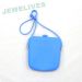 Silicone hand bag with embossed design