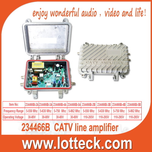 Weatherproof Line CATV Amplifier