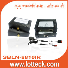 150m/480P Composite Video+IR extender over lan cable Cat5/5e