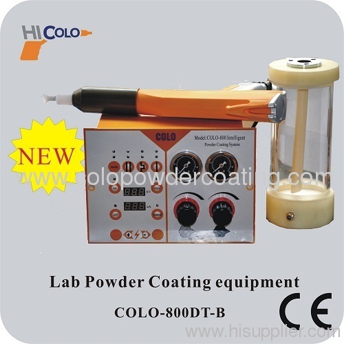 Portable with GLASS hopper Manual Powder Coating Machine