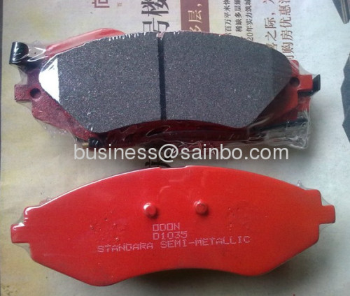 Brake pads D1035 for Buick