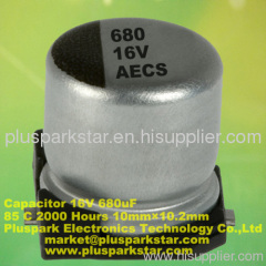 SMD Electrolytic Capacitors 680uF 16V