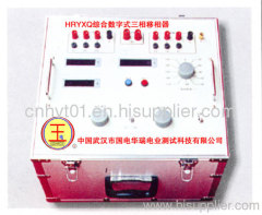 Three-phase single-phase electronic phase shifters